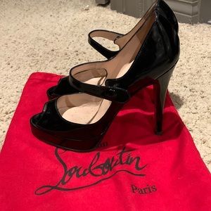 💯 Authentic Christian Louboutin Mary Jane Pumps. 4.5” Size 36